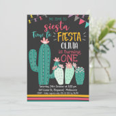 Invitation Pas Le Temps De Siesta Fiesta Anniversaire Invitat (Debout devant)