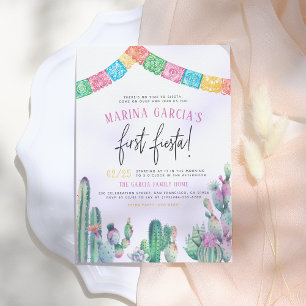 Invitation Pas Le Temps De Siesta Première Fiesta Mignonne Fi