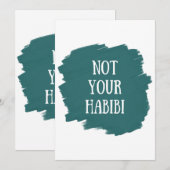Invitation Pas ton Habibi (Devant / Derrière)