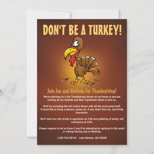 Invitation pas vraiment (Devant)