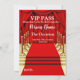 Invitation Pass VIP