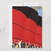 Invitation Passagers de bateaux de croisière vintages saluant (Devant)