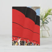 Invitation Passagers de bateaux de croisière vintages saluant (Debout devant)