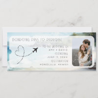 Passe à l'embarquement vers Paradise QR Code Maria