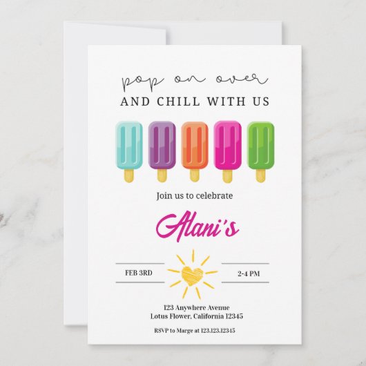 Invitation Passe chez nous (Devant)