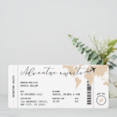 Invitation Passe d'embarquement Adventure Await Baby shower b (Debout devant)