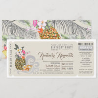 Passe d'embarquement | Ananas | Fête d'anniversair