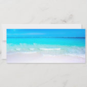 Invitation Passe-embarquement Plage Photo RSVP & Mariage (Dos)