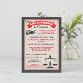 Invitation Passé l'examen de droit de l'école de droit de l'i (Debout devant)