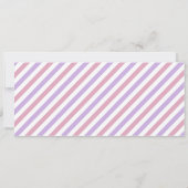 Invitation Passe Pink Plane Boarding Pass Anniversaire Billet (Dos)