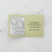 Invitation passeport à un mariage de pirate (Intérieur)