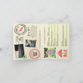 Invitation Passeport arubais | Réservez la date (Intérieur)