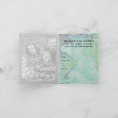 Invitation passeport de mariage de destination (Intérieur)