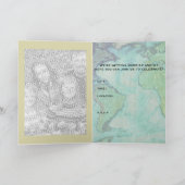 Invitation passeport de mariage de destination (Intérieur)