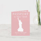 Invitation Passeport de New York 21E anniversaire (Devant)