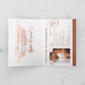Invitation Passeport Destination Terracotta Mariage (Intérieur)