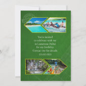 Invitation Passeport Jamaïcain en Cuir pour Sauvegarder la Da (Dos)