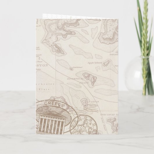 Invitation Passeport Mariage & Baptême Grèce Nouveau (Dos)