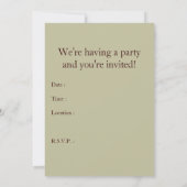 Invitation passeport marron (Dos)