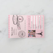 Invitation Passeport Paris 2 Anniversaire (Intérieur)