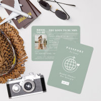 Passeport pour aimer Voyage thème Fête des mariées