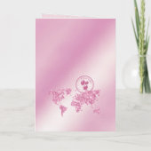 Invitation Passeport Voyage Fille Baby shower Aventure commen (Dos)