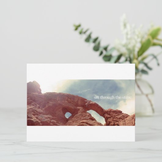 Invitation passer à travers la statique (Debout devant)