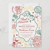 Invitation Pasta Thats Amore Italian Brunch Bridal Shower (Devant)