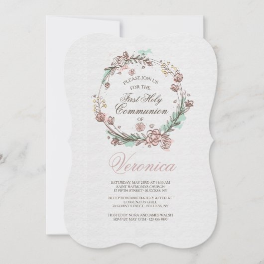 Invitation Pastel (Devant)