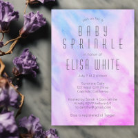 Pastel Abstrait Élégant Chic CUSTOM BABY SPRINKLE
