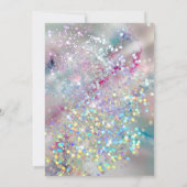Invitation Pastel Alcohol Enk Holographic Parties scintillant (Dos)
