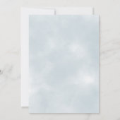 Invitation Pastel Aquarelle Chasse aux oeufs de Pâques Panier (Dos)