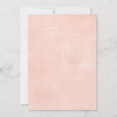 Invitation Pastel Aquarelle Fleurs Quinceañera (Dos)