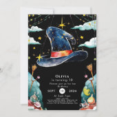 Invitation Pastel Assistant Amusement pour enfants Anniversai (Devant)