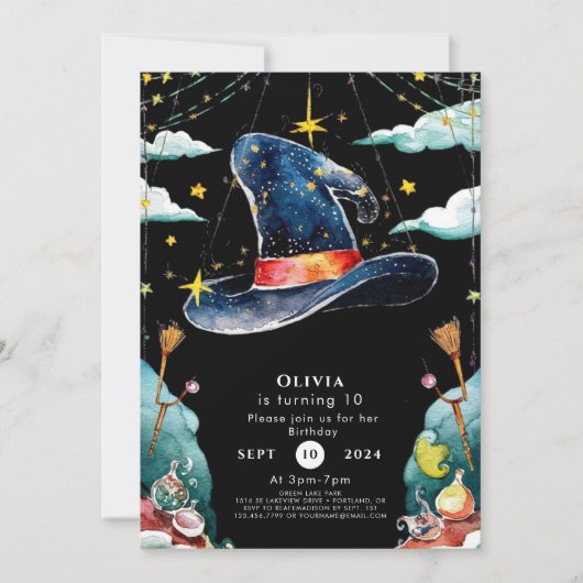 Invitation Pastel Assistant Amusement pour enfants Anniversai (Devant)