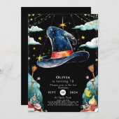 Invitation Pastel Assistant Amusement pour enfants Anniversai (Devant / Derrière)