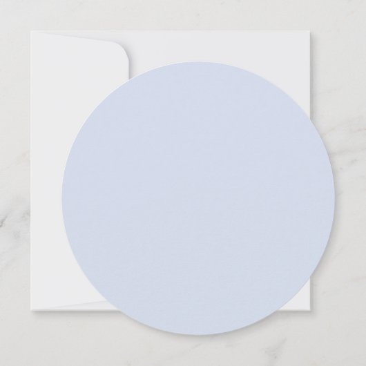 Invitation Pastel Baptême Bleu Bow (Dos)