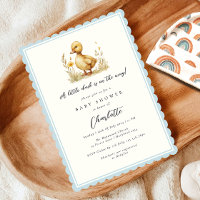 Pastel bleu petit canard Baby shower