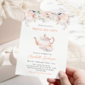 Invitation Pastel Blooms Bridal Tea Party