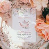 Invitation Pastel Blooms Bridal Tea Party