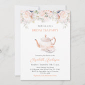 Invitation Pastel Blooms Bridal Tea Party (Devant)