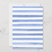 Invitation Pastel Blue et or Floral Citrouille Fall Sweet 16 (Dos)