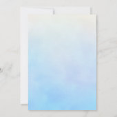 Invitation Pastel Blue Jewish Baby Cérémonie de baptême Brit (Dos)