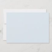 Invitation Pastel Blue Pastel Rainbow 1er Anniversaire Invita (Dos)