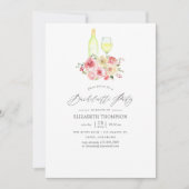 Invitation Pastel Blush et fête florale jaune (Devant)