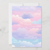 Invitation Pastel Bride est sur Cloud Bachelorette Party (Dos)