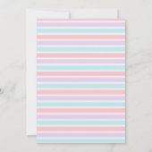 Invitation Pastel Butterfly Rainbow Birthday (Dos)