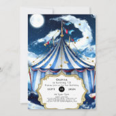 Invitation Pastel Celestial Circus Anniversaire (Devant)
