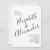 Invitation Pastel clair Peony et Rose Floral Mariage (Devant)