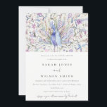 Invitation Pastel Classy Aquarelle Peacock Couples Douche<br><div class="desc">Classy Ornate Watercolor Peacock Collection - c'est une élégante aquarelle Illustration de paon floral pastel aquarelle, avec une touche minimaliste moderne. Idéal pour vos mariage et fêtes de classe moderne. Il est très facile de customiser, avec vos données personnelles. Si vous avez besoin d'un autre produit correspondant ou de la...</div>